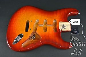 2012 Fender Custom Shop Stratocaster Deluxe Body & Neckplate #1092
