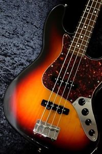 Fender Japan JB62-Active -3 Tone Sunburst Electric Bass Guitar Free Shipping