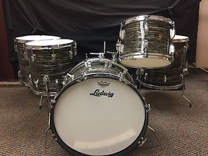 Ludwig Black Oyster Pearl Drum set, Keystone, Ringo, 1966, BOP
