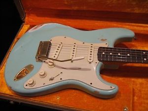 Fender Custom Shop Vince Cunetto Relic 1960 Stratocaster Daphne Blue 1997 Used