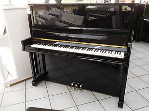 Klavier Konzertklavier Sauter 130 schwarz poliert, Renner-R2-Mechanik