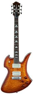 BC Rich MAFDAB Mockingbird Archtop Fluence D Amberburst Electric Guitar Fishman