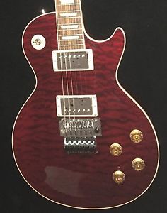 Gibson Les Paul R40 Alex Lifeson Signed 7A Quilt Rush Custom Shop Only 50