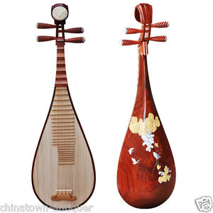 Luet Liuqin Chinese Soprano Pipa Lute Guitar Musical Instrument Qin STL#4099