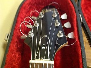 1974/1975 Black & Wood-Grain Gibson S-1 S1 Vintage Guitar w/ Gibson Case