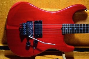 KRAMER USA The Pacer / Trans Red 1980s vintage Electric Guitar Free Shipping