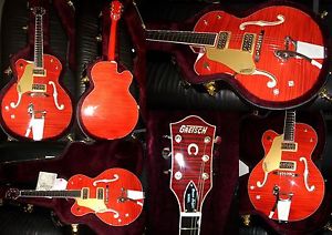 GRETSCH Brian Setzer Nashville Orange G6120 BSNV-ORLH -LEFTHAND Spezial Order!!!