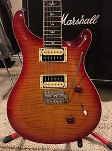 PRS Paul Reed Smith SE Custom 24 Electric Guitar, Creme Binding