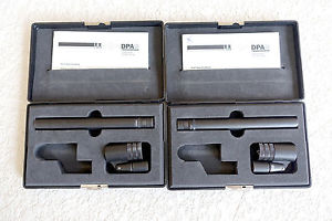 DPA 4011 Condenser Microphone B&K Stereo Pair Brüel & Kjær Bruel and Kjaer Mic