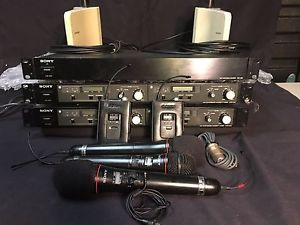 SONY 4 Channel UHF Wireless Diversity System