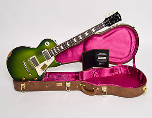 Gibson Les Paul 1958 Reissue Heavy Aged - Candy Lime Green - handselected