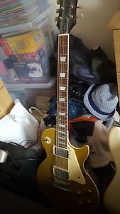Encore and Epiphone electric guitars