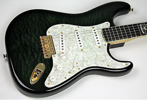 30TH Anniversary Dale Wilson NOS Fender Strat Forest Green W/OHSC Free Shipping