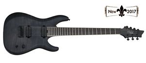 NEW! Schecter Keith Merrow KM-7 MK-II electric guitar in see thru black pearl