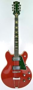 Greco SA "MIJ", c.1970, Good condition Japanese vintage semi hollow w/GB