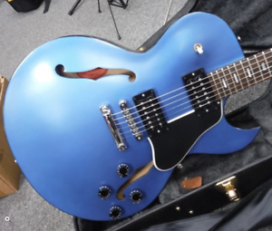 2002 Gibson ES-137-P Satin Blue Metallic