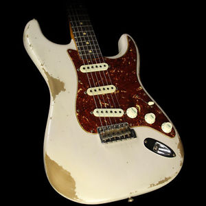 Fender Custom 1961 Roasted Alder Stratocaster Heavy Relic Guitar White Blonde