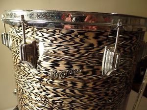 Rogers Holiday Black Onyx Floor Tom 16" x 16" With Ludwig Top