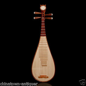 Luet Liuqin Chinese Soprano Pipa Lute Guitar Musical Instrument Yue hai #4106
