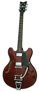 Schecter Corsair with Bigsby Electric Guitar (Gloss Walnut)