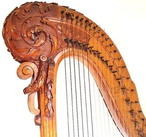 18th Century pedal harp made by Renault et Chatelain Paris