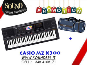 CASIO MZ X300 - 61 TASTI- TASTIERA ARRANGER CON BORSA IMBOTTITA INCLUSA