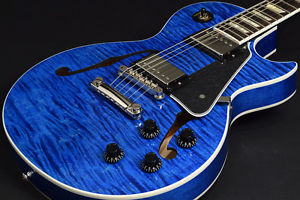 SALE!! Gibson Memphis 2016 ES-Les Paul Blue Stain Semi hollow type guitar, f0345