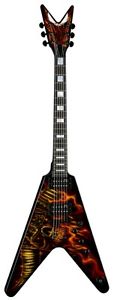 Dean USA Custom Shop 2017 Namm Show Airbrushed V