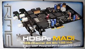 RME HDSPe MADI (128-Ch 24bit/192kHz MADI PCI Express I/O Card)
