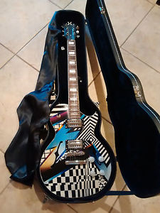 New Custom Made Hand Painted Modern Classic Electric Guitar MADE IN THE USA!