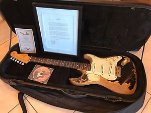 Fender Custom Shop John Mayer Blk1 Black 1 Stratocaster Stray 1 Of 83
