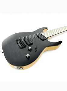 Schecter Banshee Elite-8 See Thru Black Prototype Elite 8 Duncan Pickups!