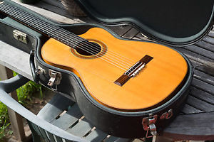 Carlos Pina Flamenco Blanca Crossover Guitar w/ Hexaphonic pickup.