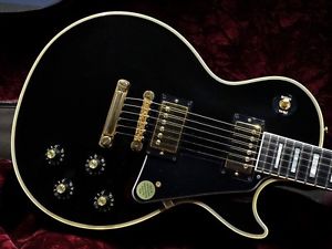 Gibson Custom Shop 1968 Les Paul Custom Ebony Electric Guitar Free Shipping
