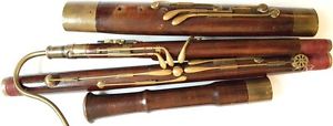 Antique old Bassoon Fagot Adler Frédéric Guillaume