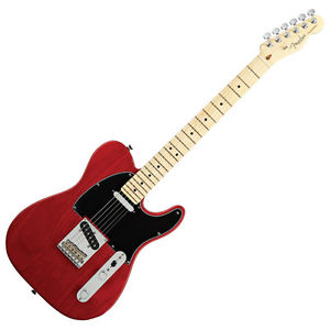 Fender American Standard Tele - Crimson Red Transparent - Rosewood Neck - Neck