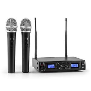 TOP MALONE DUET PRO V2 2-KANAL UHF RC MICROPHONE SET STAGE MUSICIAN HAND MICRO
