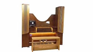 Hauptwerk / Midi Spieltisch „Scala Tourino III “  mit Lautsprechertürmen