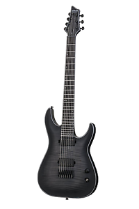 Schecter 237 Solid-Body Electric Guitar, Trans Black Burst Satin
