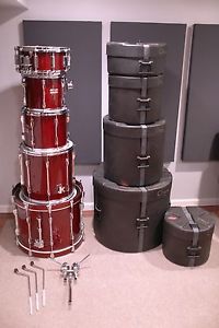 Yamaha Recording Custom 5pc Drumset w/SKB hard cases