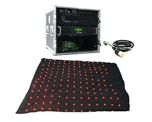 PHILIPS COLOR KINETICS ROSE BRAND RGB LED BACKDROP 15'X34' STAGE CURTAIN DRAPERY