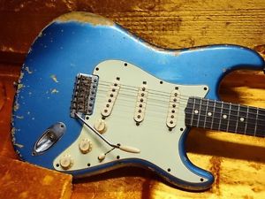 Fender 1962 Stratocaster Ash Body Lake Placid Blue Heavy Relic Electric Guitar