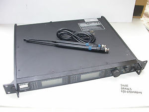 Shure UHF-R UR4D L3 Dual-Channel Wireless Receiver #4 Read!!!