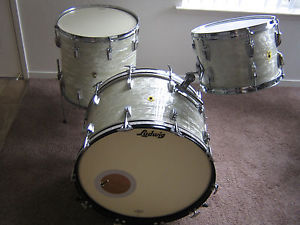VINTAGE LUDWIG WMP TRANSITION DRUM SET. WOW  22" 13" 16"