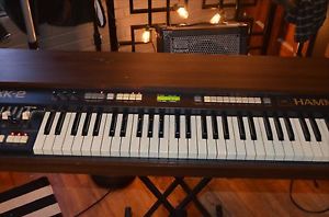 Hammond XK2 organ waterfall keys Nice Studio live w Case drawbar leslie sim tone