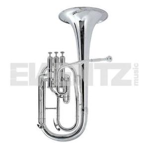 Besson BE152 Eb Tenor Horn Bright Silverplate