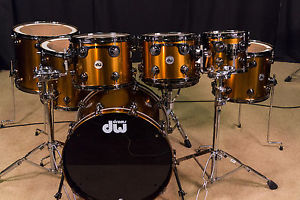 DW COLLECTORS LIQUID COPPER  DRUM SET!! SO# 856464