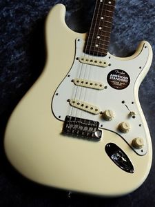 Fender USA American Standard Stratocaster Olympic Electric Guitar Free Shipping
