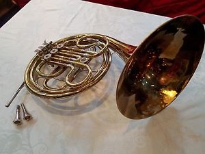 Vintage Antique Alexander Mainz German Single French Horn 1920s Rare Engraved