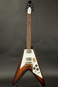 Used Electric Guitar Gibson Custom Shop / 70s Flying V Tobacco Sunburst
